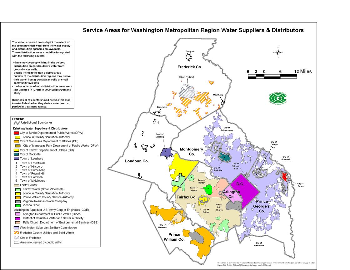 Utility Service Areas
